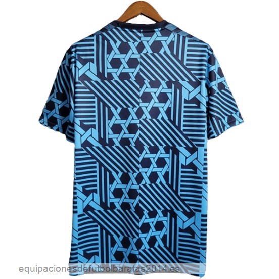 Nuevo Tailandia Previo al partido Camiseta Dinamarca 2023 Azul Baratas
